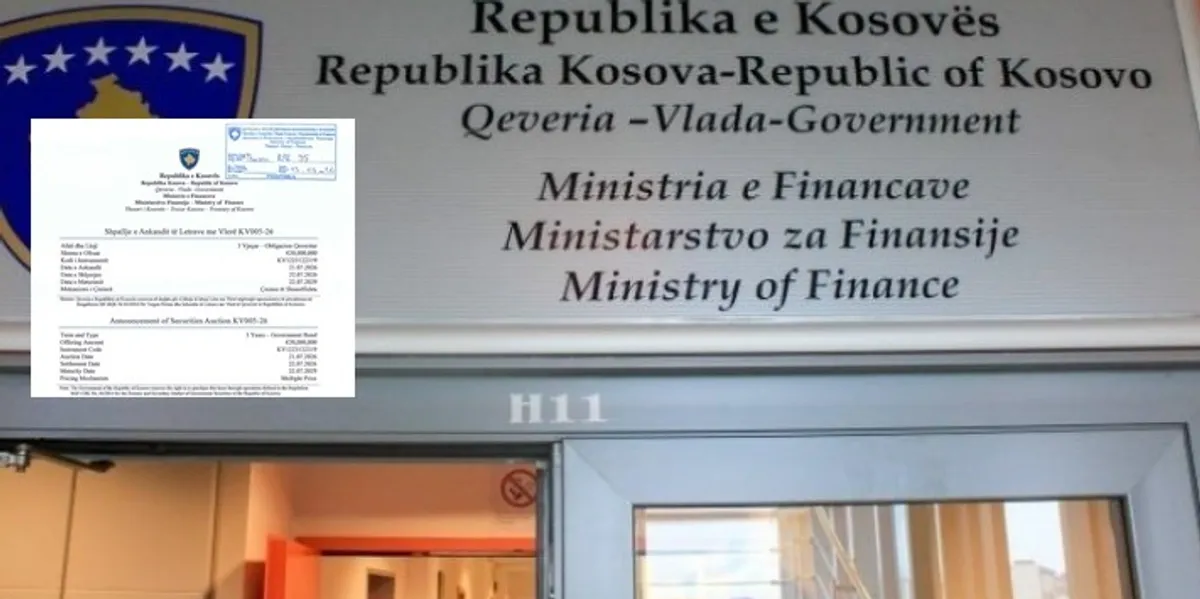Më 21 korrik ankandi i pestë i letrave me vlerë për 2026-në, në shumë prej 20 milionë euro