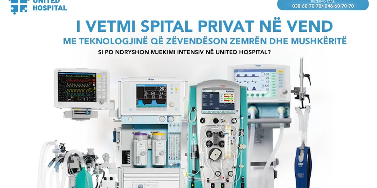 United Hospital me teknologjinë që mban në funksion zemrën dhe mushkëritë