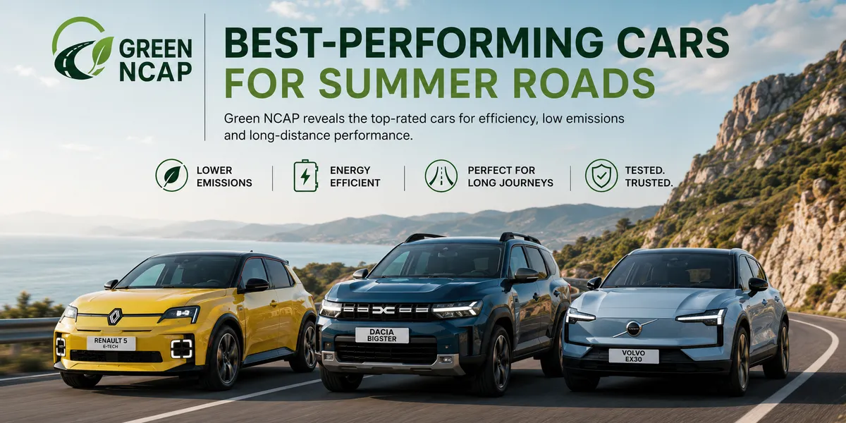 Green NCAP rendit Renault, Dacia dhe Volvo mes makinave më efikase për udhëtimet verore
