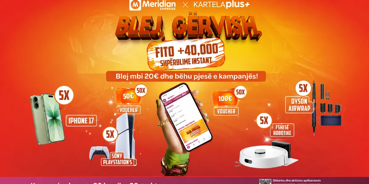 Këtë herë me kartelë gërvishtëse plotësisht digjitale dhe mbi 40 mijë shpërblime instant!